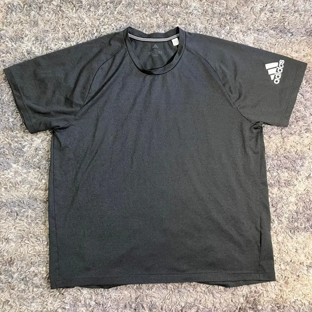 Adidas Climalite Charcoal Grey Crewneck‎ activewear T-shirt